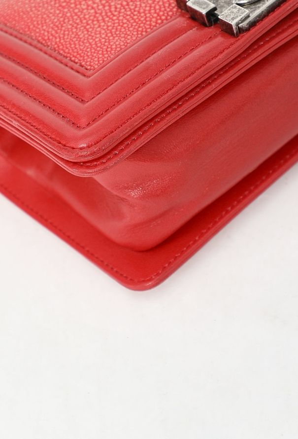 Chanel Galuchat Mini Boy Bag - 9