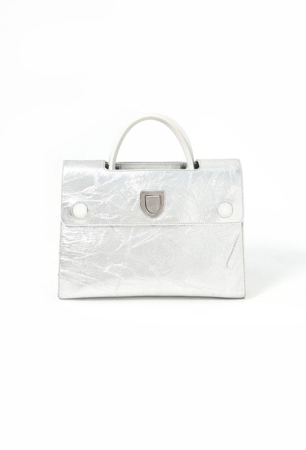 Dior S/S 2016 Silver Diorever Bag - 1