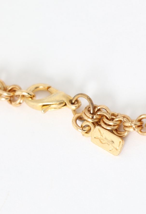 Saint Laurent 1992 Sculpted Heart Sautoir - 5