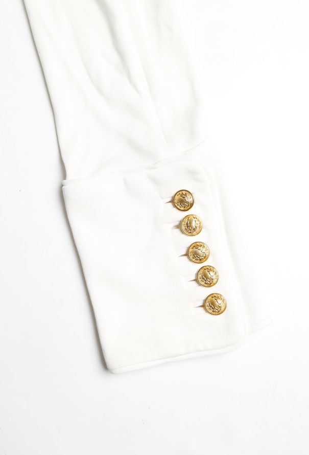 Balenciaga S/S 2005 Nautical Crêpe Coat - 7