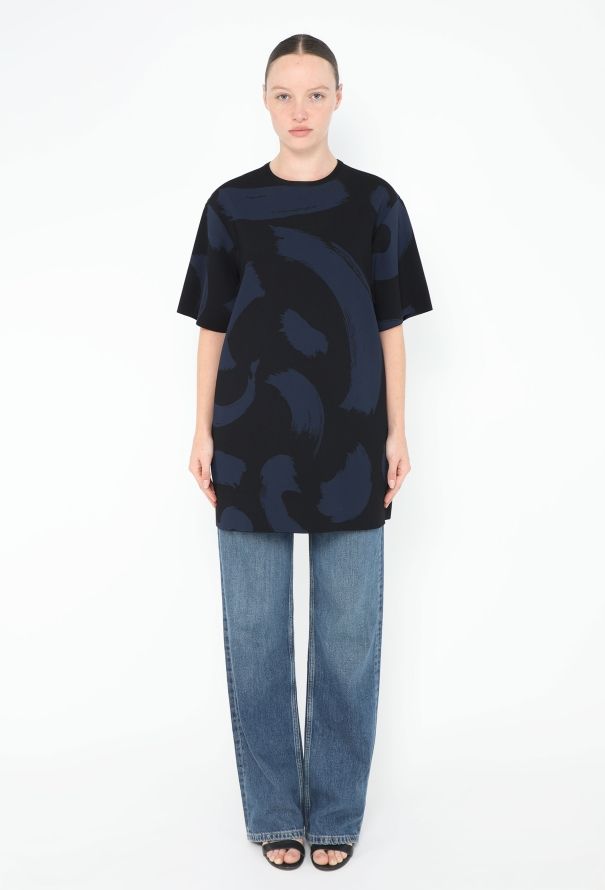 Céline S/S 2014 Oversized Brushstroke Tunic - 3