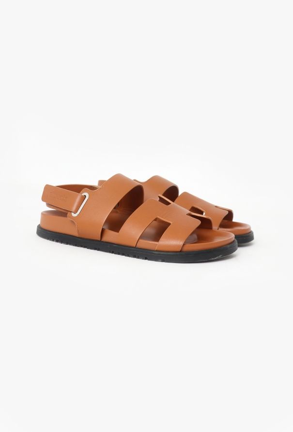 Hermès 2023 Chypre Leather Sandals - 3