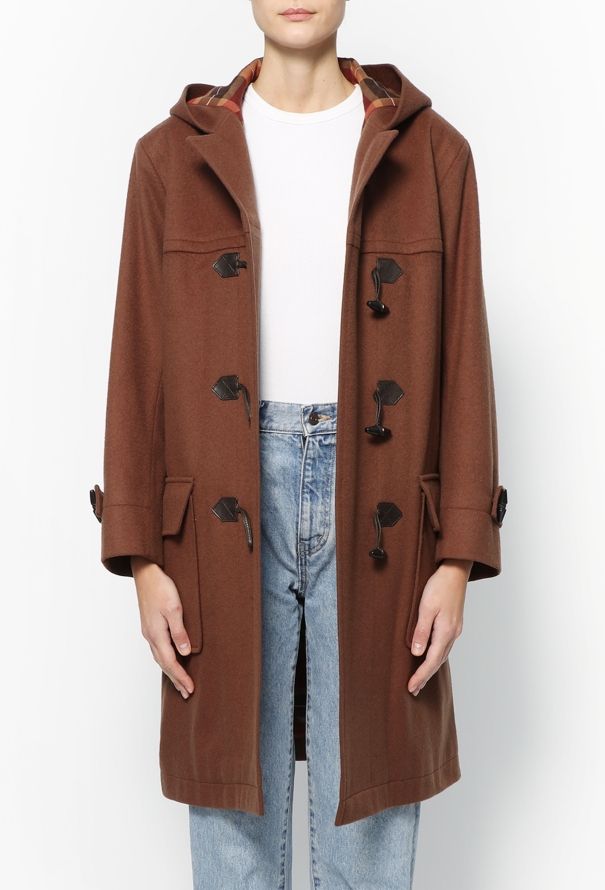 Saint Laurent '70s Hooded Wool Duffle Coat - 3