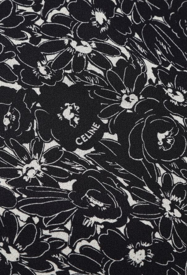 Céline 2023 Georgette Folk Dress - 7