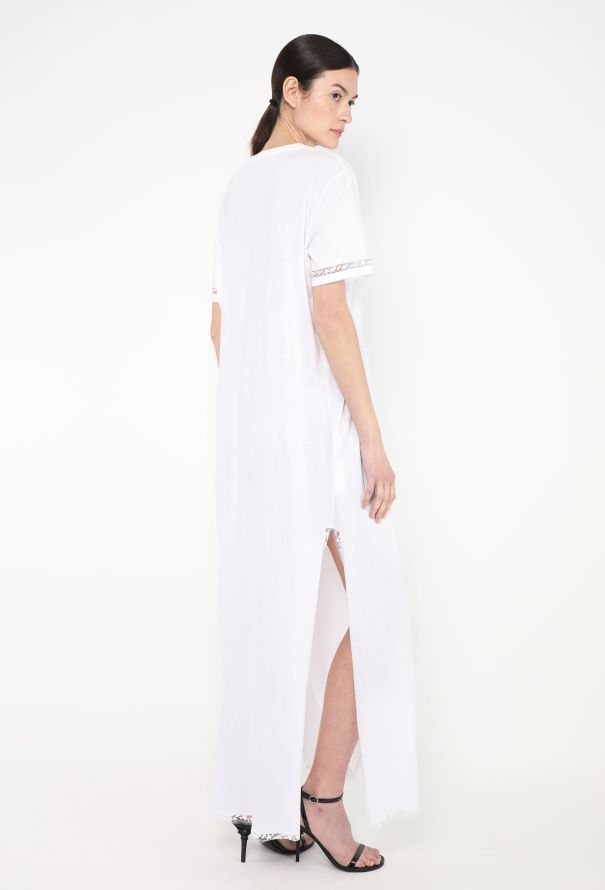 Prada 2023 Lace Trim T-Shirt Dress - 2