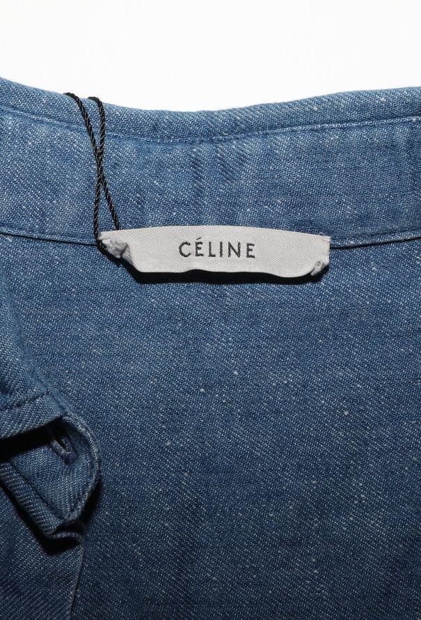 Céline Classic Denim Tunic Shirt - 5
