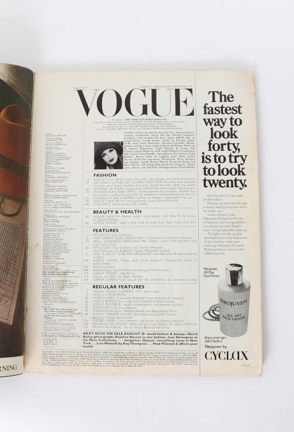 VOGUE UK 1973 Ingmari Lami Cover Set - 6