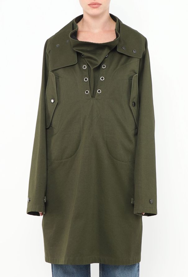 Céline 2017 Gabardine Eyelet Parka - 3