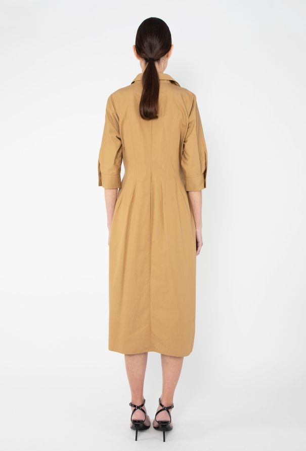Jil Sander Flared Poplin Dress - 4