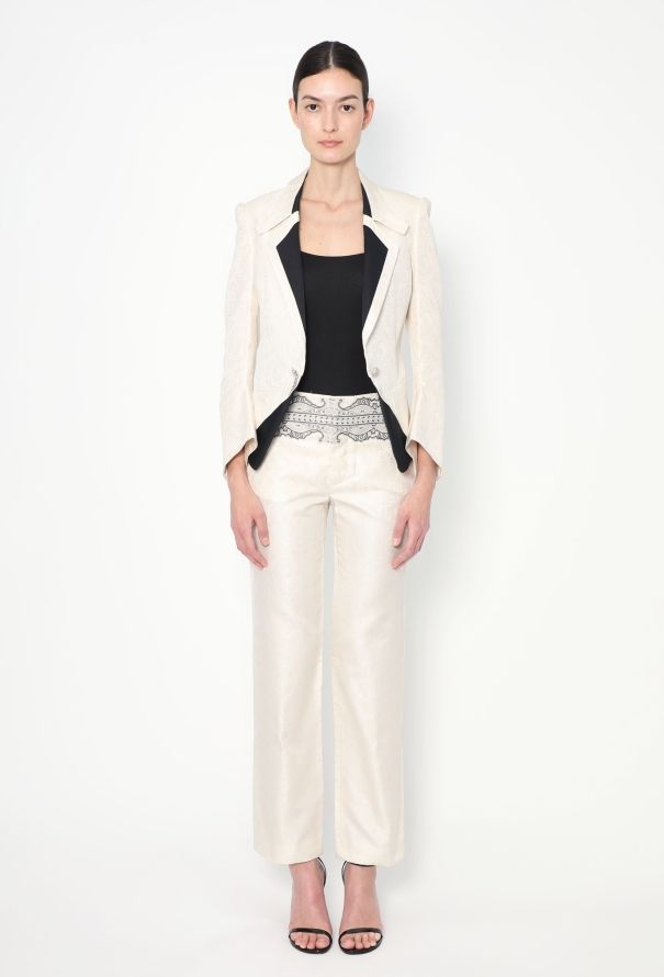 Balenciaga Collector S/S 2006 Baroque Jacquard Suit - 2