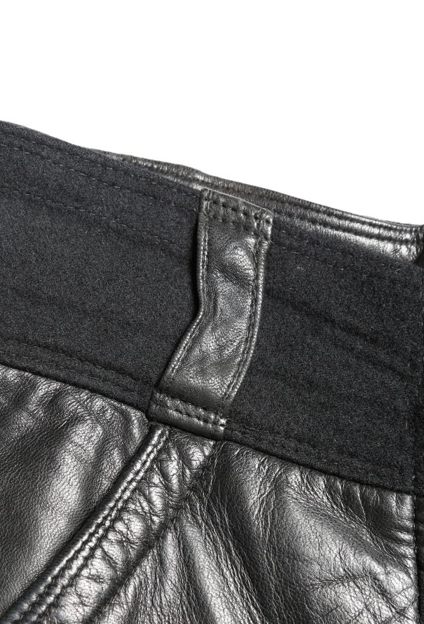 Gianni Versace '80s High-Wasted Leather Pants - 6