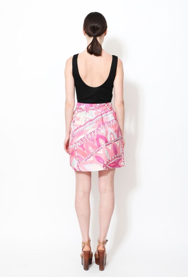 Emilio Pucci Resort 2012 Graphic Crêpe Tulip Dress - 4