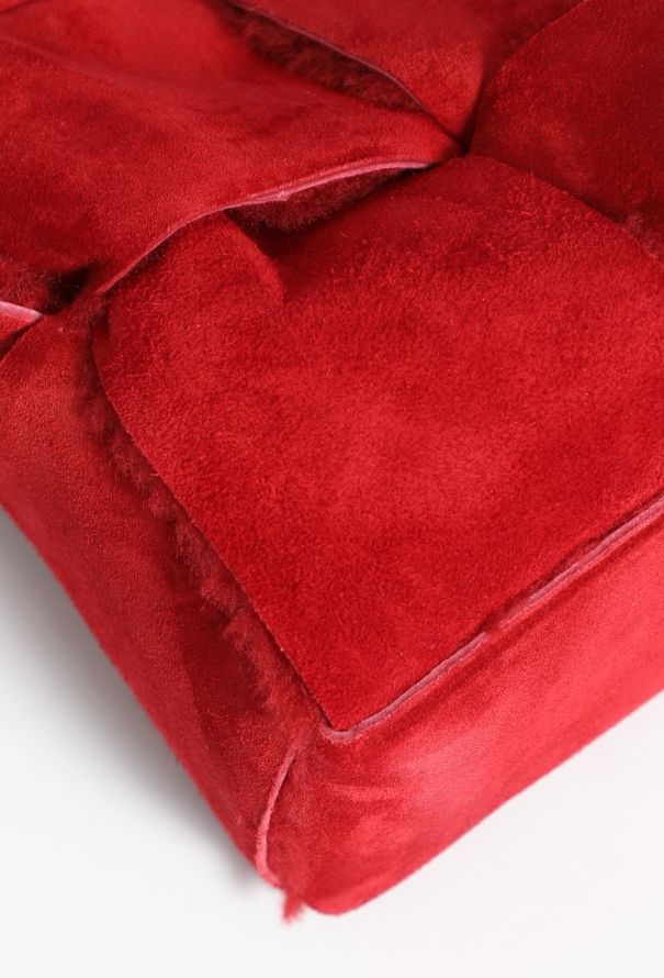 Bottega Veneta 2022 Shearling Arco Tote Bag - 10