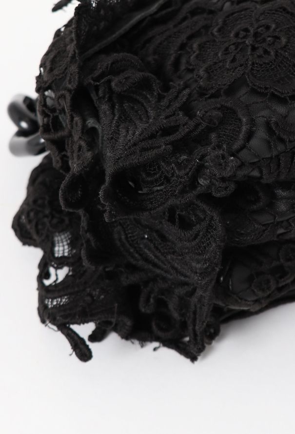 Prada F/W 2008 Guipure Lace Shoulder Bag - 11