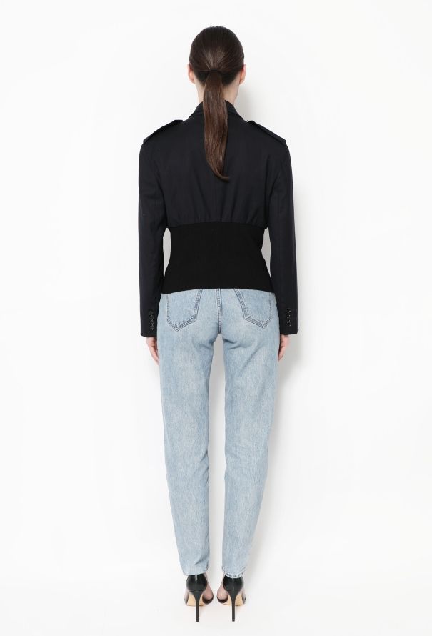 Dolce & Gabbana Early 2000s Ribbed Blazer - 4