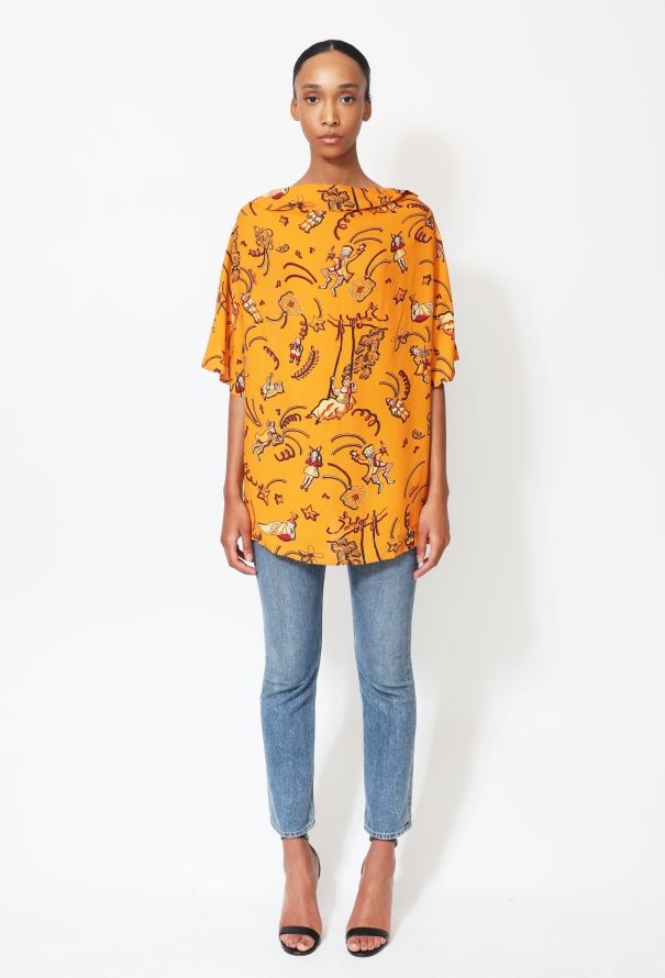 Loewe Paula's Ibiza Graphic Crêpe Tunic - 4