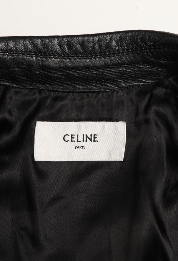 Céline S/S 2020 Cropped Lambskin Jacket - 7