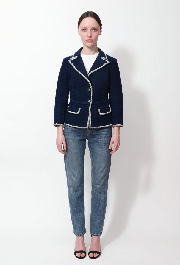 Chanel Iconic 2007 Fringe Trim Corset Jacket - 2