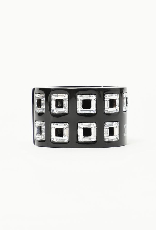 Chanel 2005 Lacquered Cut-out 'CC' Cuff - 3