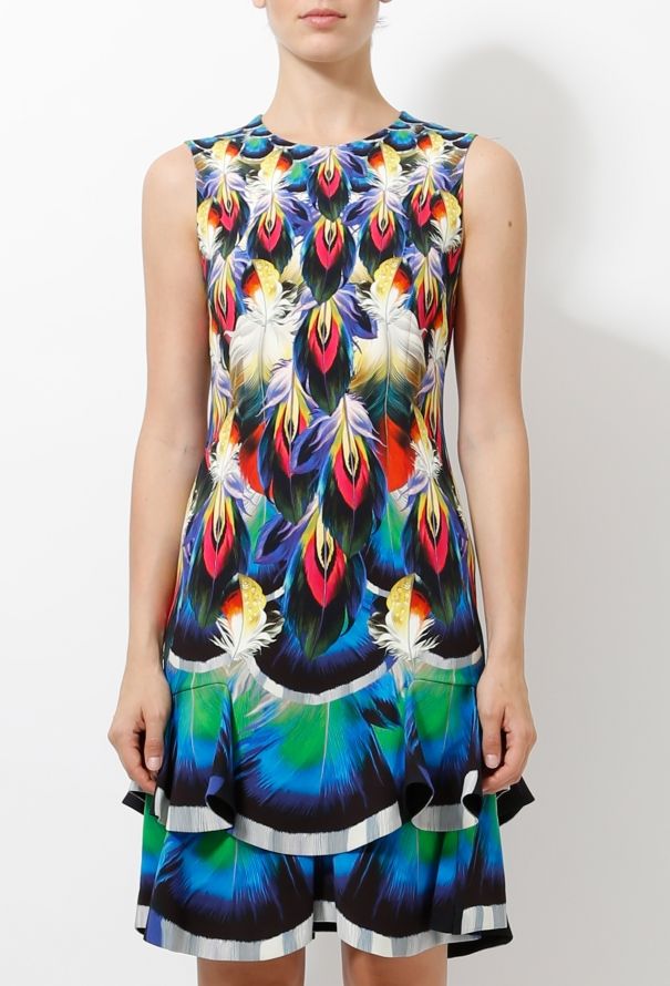 Mary Katrantzou Feather Print Dress - 3