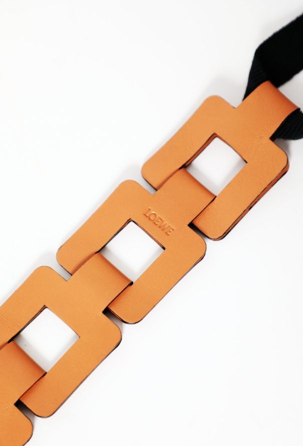Loewe F/W 2015 Interwoven Leather Belt - 6