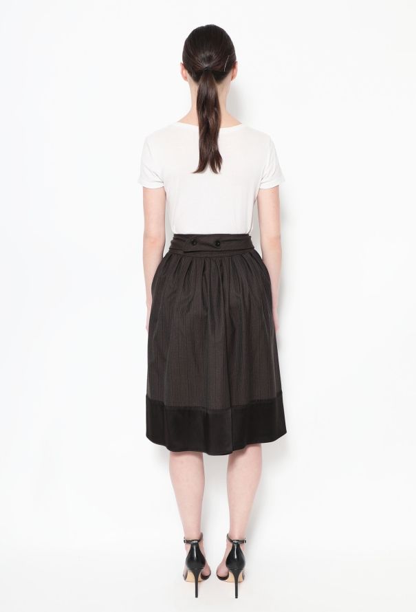 Chloé F/W 2005 Layered Pinstripe Skirt - 5