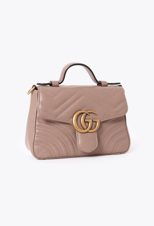 Gucci GG Marmont Mini Top Handle Bag - 3