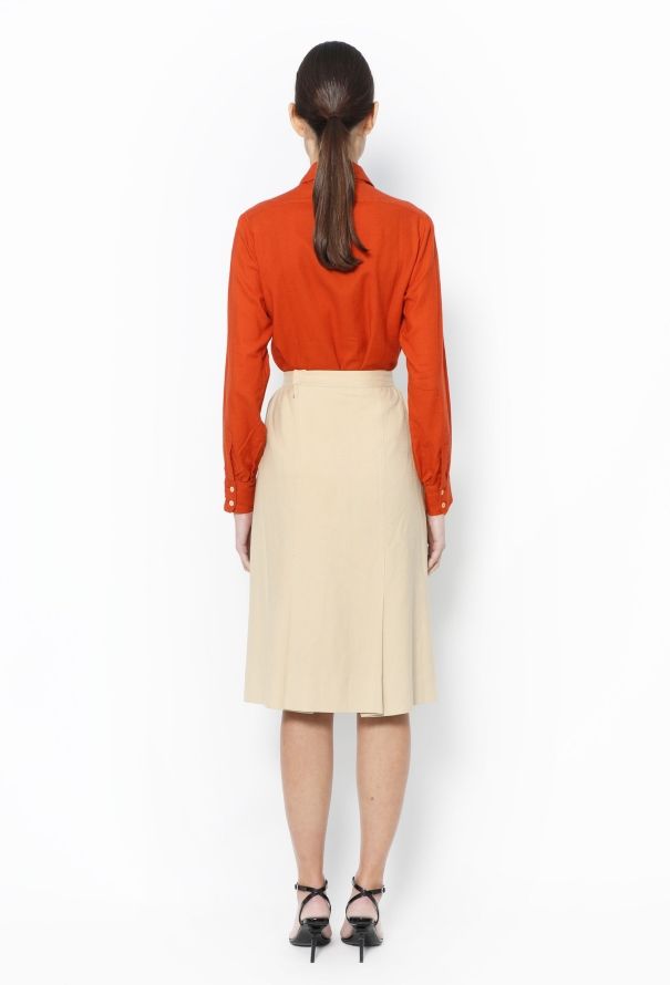 Céline '70s Double-Breasted Skirt - 4