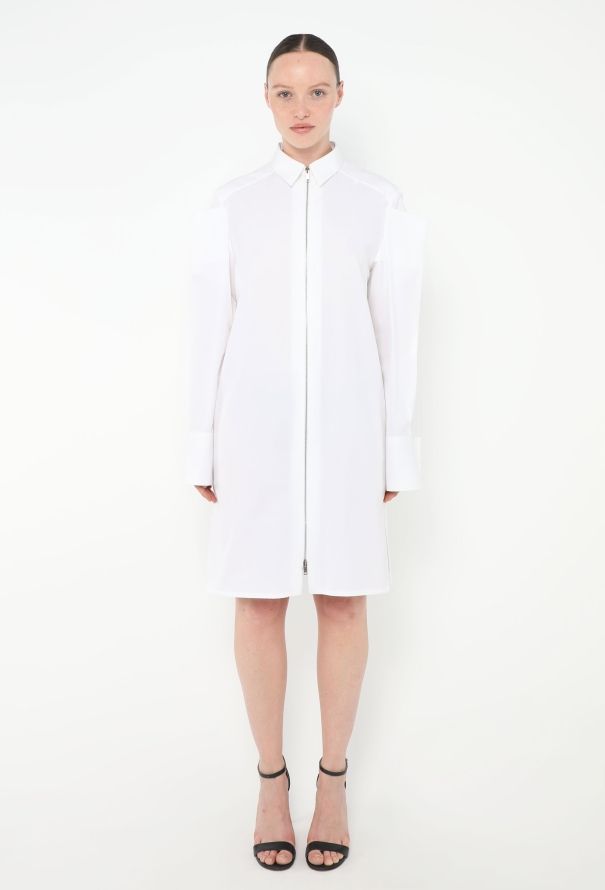Givenchy Deconstructed Gabardine Zip Dress - 1