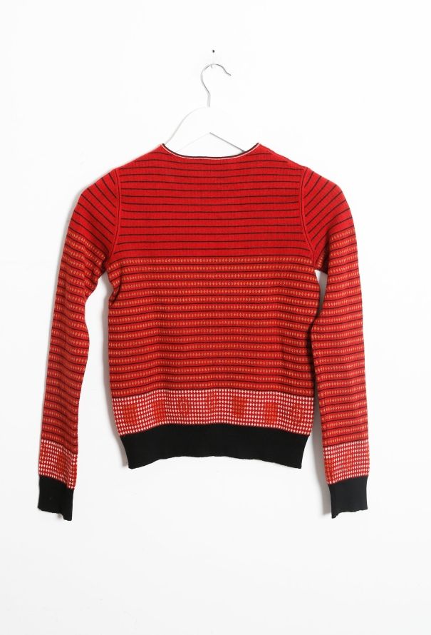 Chanel Metallic Striped 'CC' Knit Pullover - 7