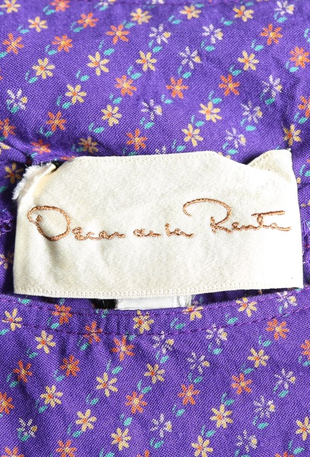 Oscar De La Renta '70s Bohemian Floral Ensemble - 6