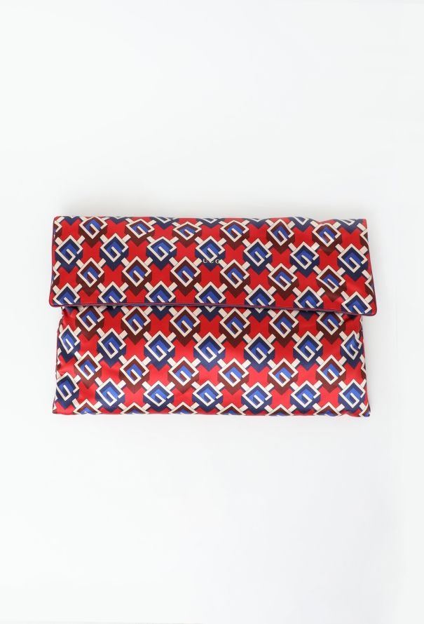 Gucci 4-piece Red Silk Emblem Travel Set - 7