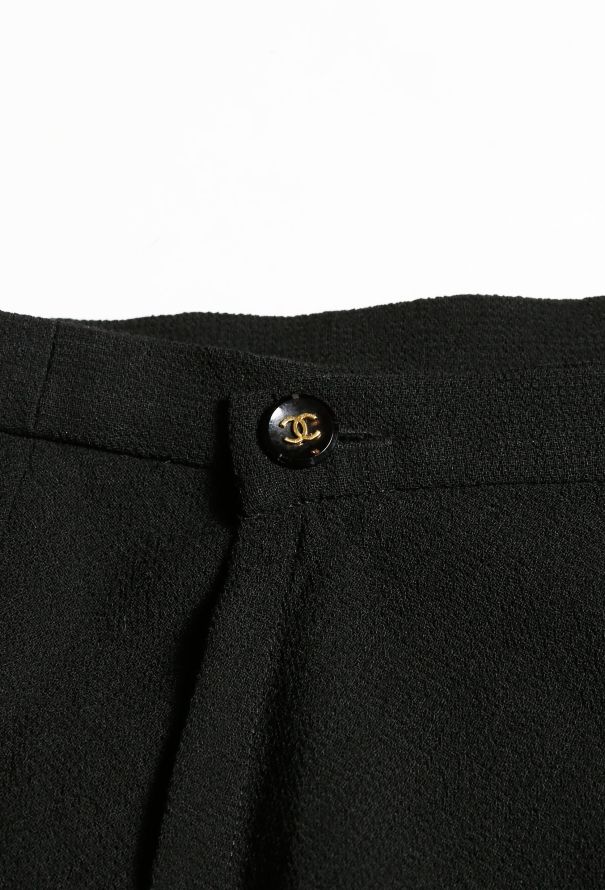 Chanel Vintage Crêpe Wrap Skirt - 5