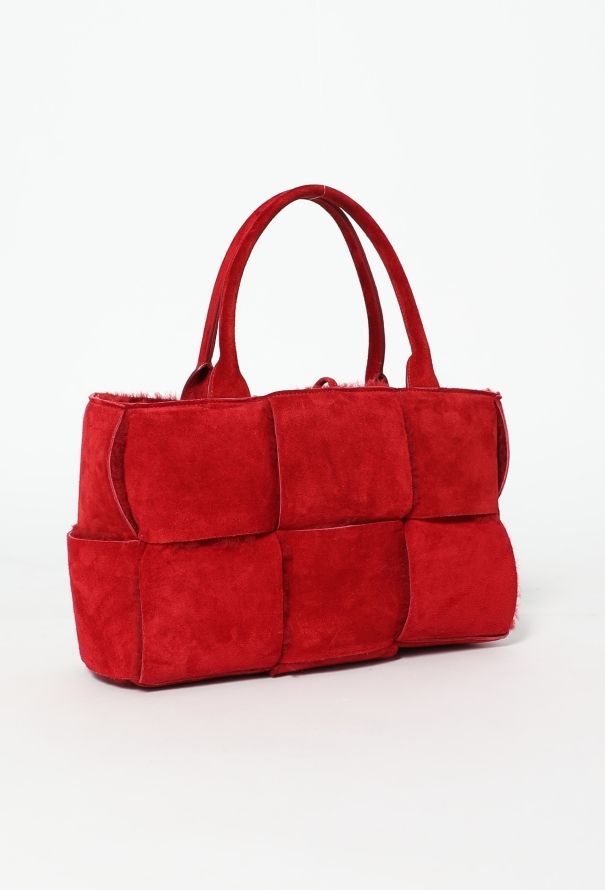Bottega Veneta 2022 Shearling Arco Tote Bag - 2