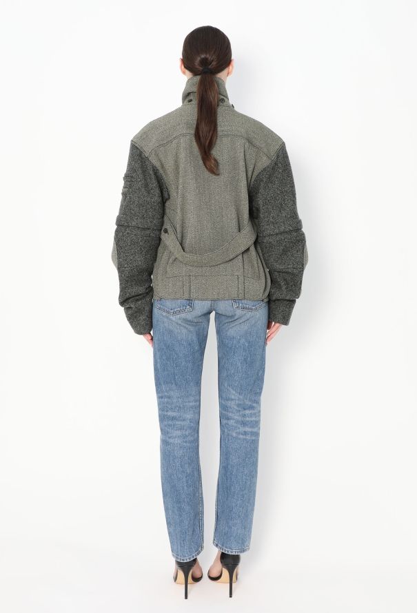 Balenciaga F/W 2004 Asymmetrical Wool Jacket - 7