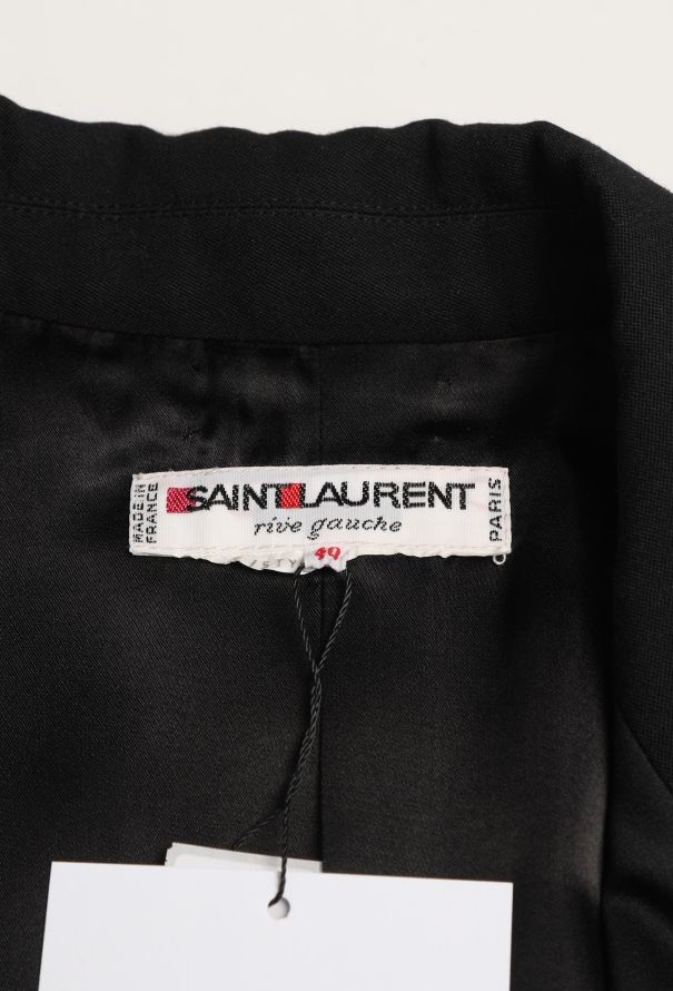 Saint Laurent Vintage Notched Smoking Ensemble - 10