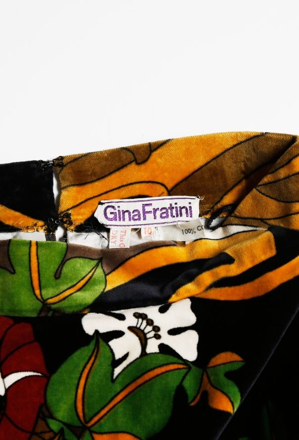 60s Velvet Maxi Skirt - 4