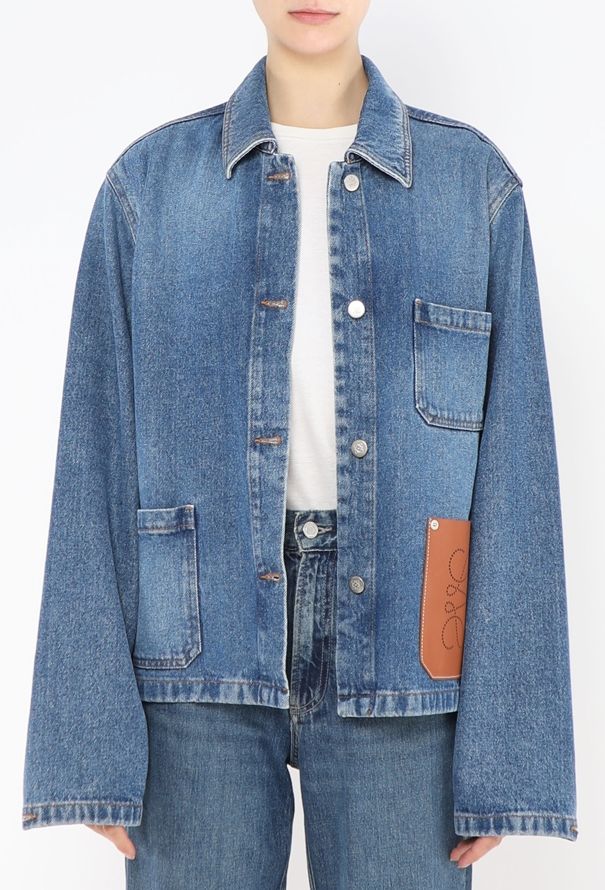 Loewe 2021 Anagram Denim Jacket - 4