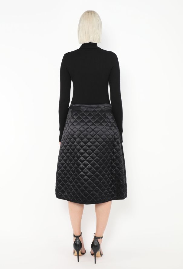 Céline F/W 2015 Belted Quilt Skirt - 4