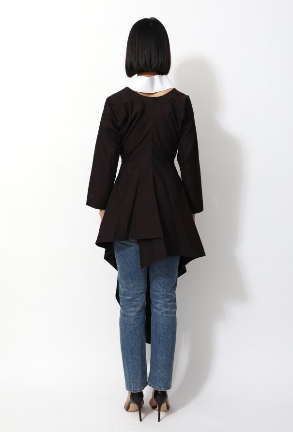 Comme des Garçons 1994 Ruffled Asymmetrical Dress - 6