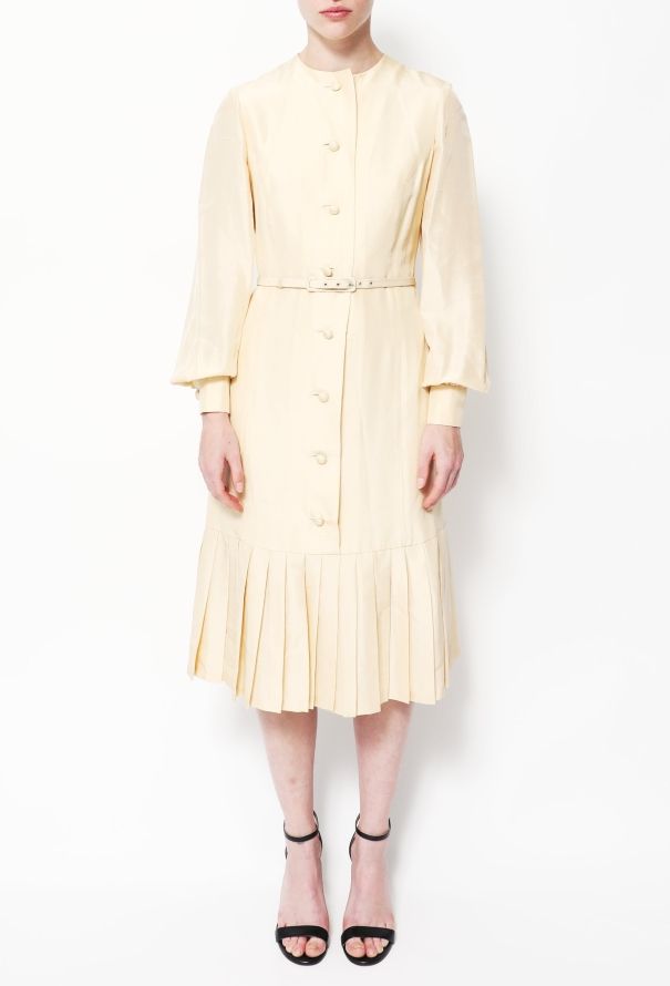 Jean Patou Belted Silk Dress - 2