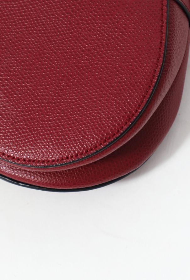 Dior Burgundy Mini Saddle Bag - 9