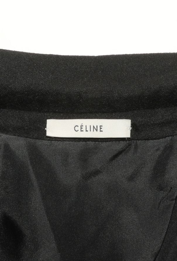 Céline Tailored Cashmere Smoking Coat - 5