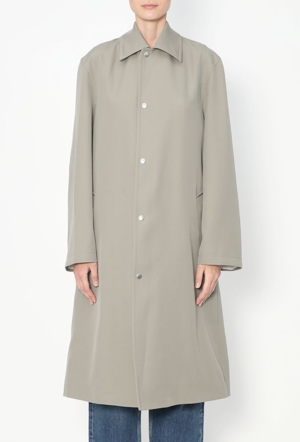 Jil Sander Wardrobe 2024 Gabardine Duster Coat - 4