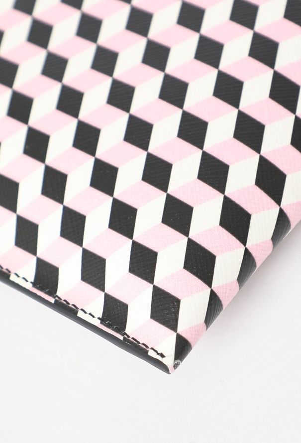 Prada Printed Saffiano Clutch - 9