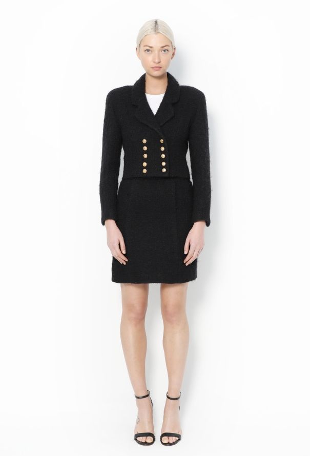 Chanel TIMELESS F/W 1988 Bouclé 'CC' Ensemble - 3