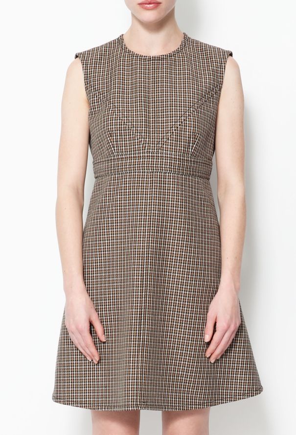 Louis Vuitton F/W 2014 Houndstooth Shift Dress - 3