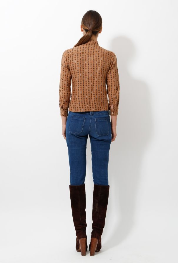 Céline 70s Horse Jockey Print Shirt - 4