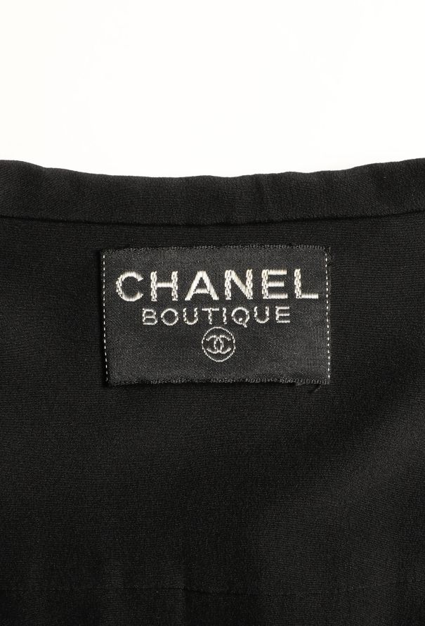 Chanel Rare Fall 1983 Pleated Silk Dress - 5