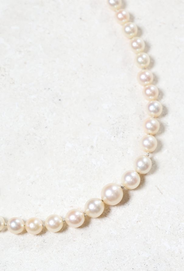 Boucheron Platinum, Cultured Pearl & Diamond Necklace - 3